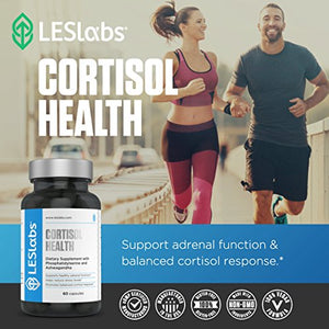 LES Labs Cortisol Health, Natural Supplement for Adrenal Support, Stress Relief & Balanced Cortisol Response
